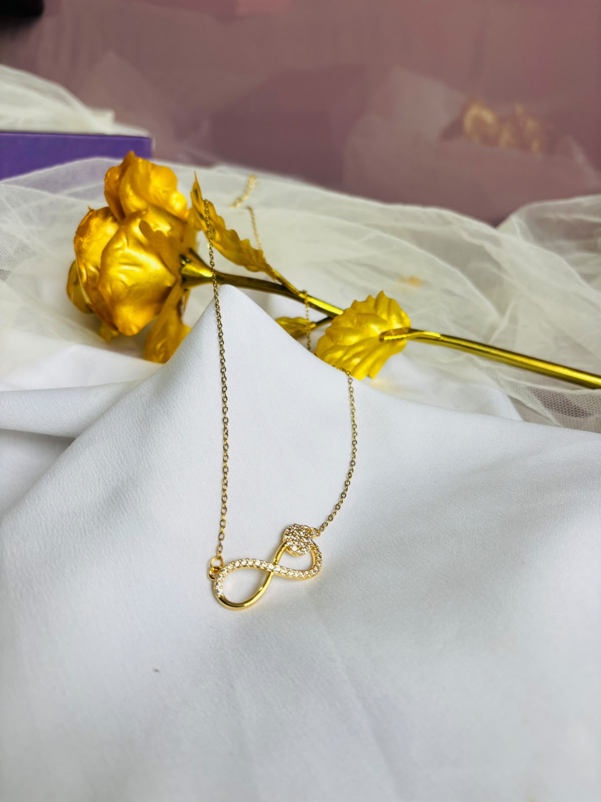 Diamond Infinity Neck Chain