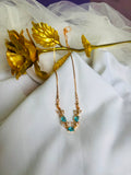 Blue Stone Neck Chain