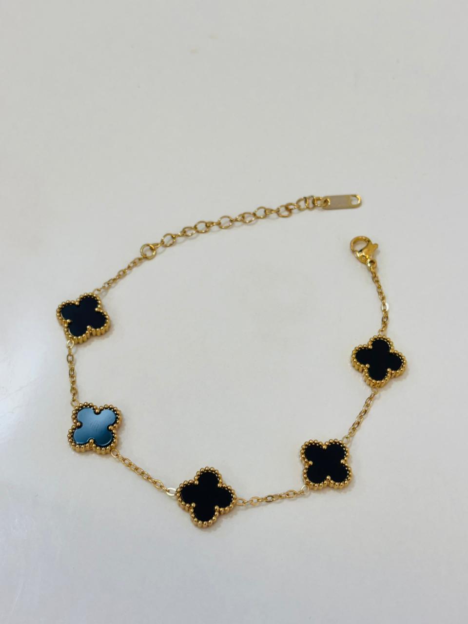 Black clover bracelet