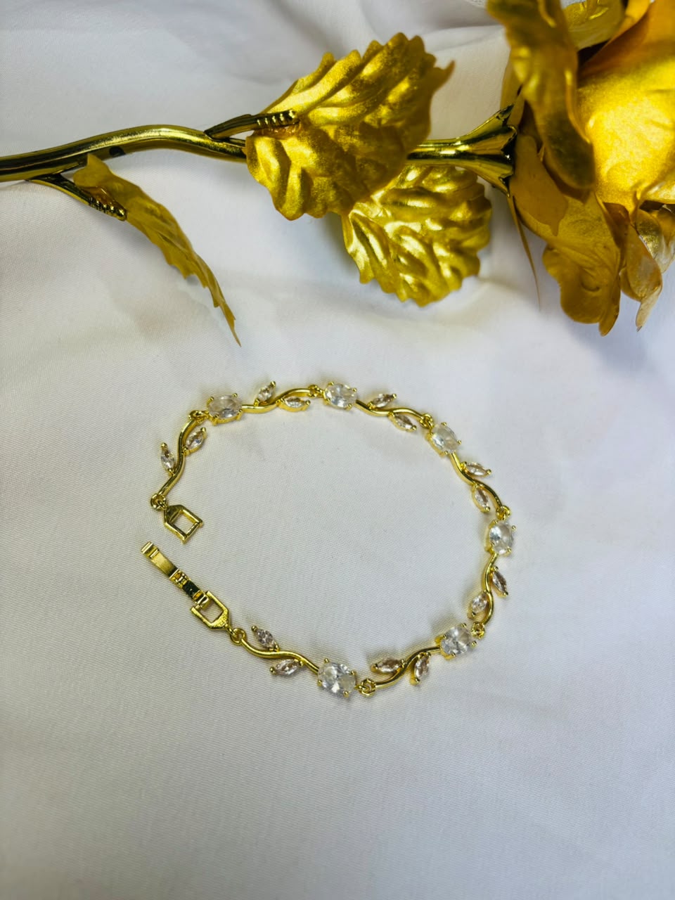 Diamond Tulip Bracelet