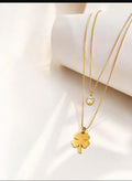 Layered luck necklace