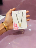 Crystal mangalsutra