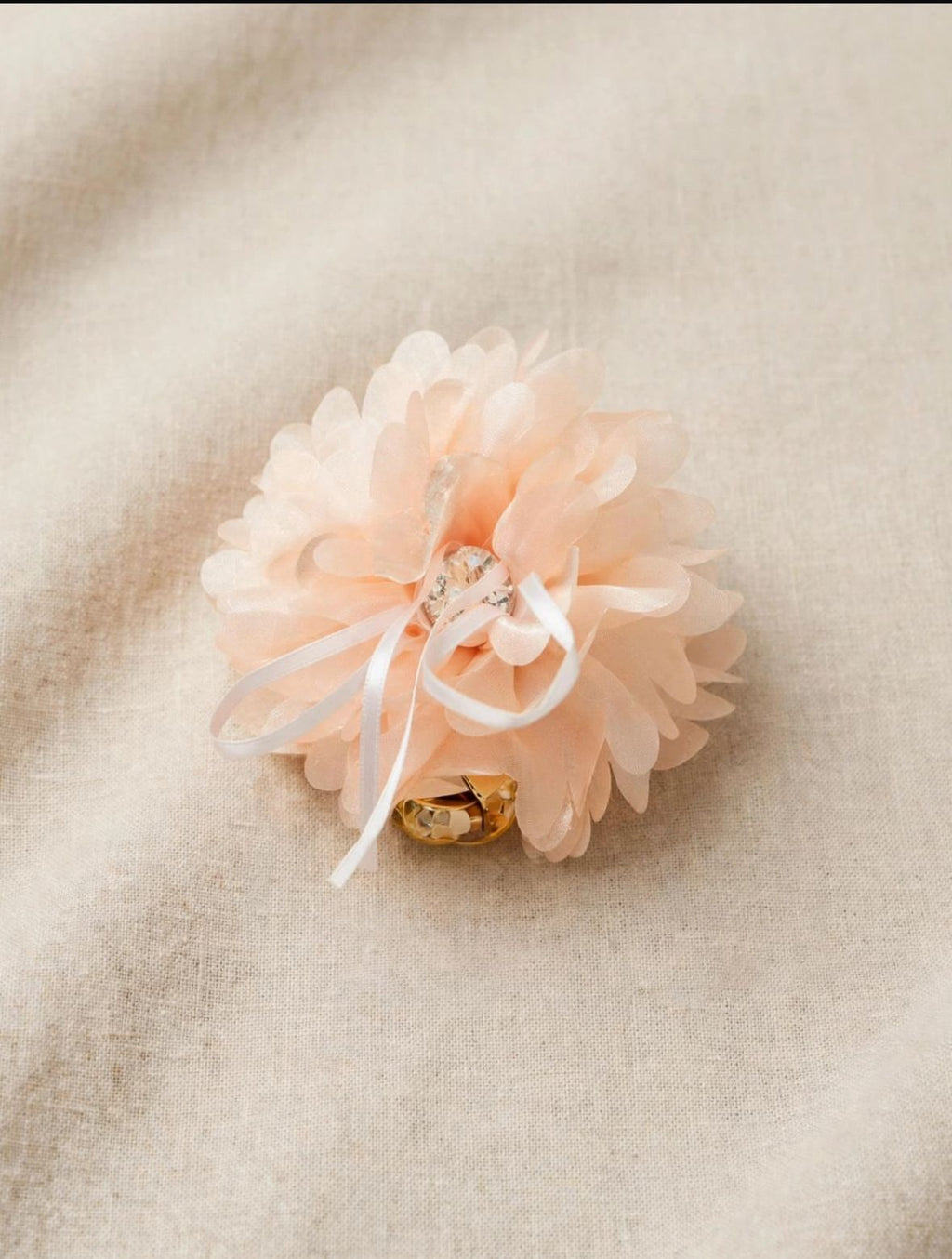 Pink petal hair clutch
