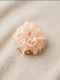 Pink petal hair clutch