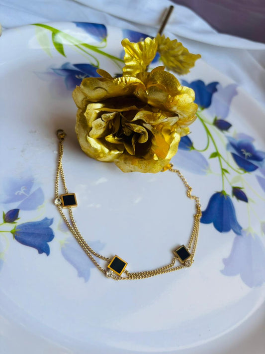 double line bracelet